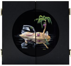 Dart Board Cabinet "Lost In Paradise"