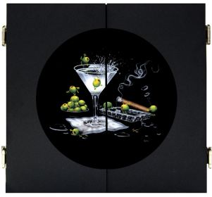 Dart Board Cabinet "OLIVE PARTY"