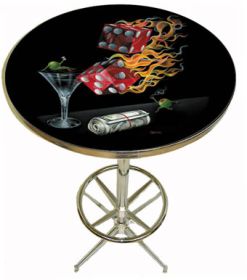 Pub Table "SHOOTIN THE WAD"