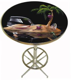 Pub Table "LOST IN PARADISE"