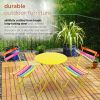 3-Piece  Set Folding Table and Chairs Patio