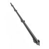 10ft Wall Mounted Stair Handrail Black Aluminum Indoor Outdoor Railing