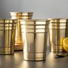 (2 pack) 4-Pack 17 fl oz Party Cups, Gold
