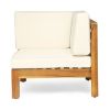 OANA 3-Piece LOVE SEAT SET WITH COFFEE TABLE, BEIGE