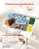 1500 Piece Puzzle Board with Drawer Cover Portable Wooden Jigsaw 34x25 in