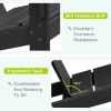 Outdoor Hdpe Adirondack Chair,Patio Yard Resin Adirondack Chair,Black