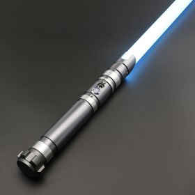 TXQSABER Force Heavy Dueling RGB / Neo Pixel Motion Control Lightsaber Infinite Colour Change Premium aluminium handle Jedi Sword Kids Toys (Version: Premium RGB, Color: TSK-E05-Gray)