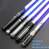 TXQSABER Force Heavy Dueling RGB / Neo Pixel Motion Control Lightsaber Infinite Colour Change Premium aluminium handle Jedi Sword Kids Toys
