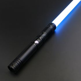 TXQSABER Force Heavy Dueling RGB / Neo Pixel Motion Control Lightsaber Infinite Colour Change Premium aluminium handle Jedi Sword Kids Toys (Version: Premium RGB, Color: TSK-E06-Black)