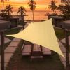 Artpuch 11'x11'Customize Sand Sun Shade Sail Commercial Standard UV Block 185 GSM, Water and Air Permeable, Heavy Duty