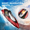 4DRC S5 Fast RC Boat 2.4 GHz 20+ MPH Racing Boats for Pools and Lakes,Remote Control, and  Rechargeable Boat Battery for Adults and Kids