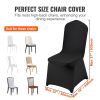 VEVOR Stretch Spandex Folding Chair Covers, Universal Fitted Chair Cover, Removable Washable Protective Slipcovers, for Wedding, Holiday, Banquet