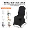 VEVOR Stretch Spandex Folding Chair Covers, Universal Fitted Chair Cover, Removable Washable Protective Slipcovers, for Wedding, Holiday, Banquet
