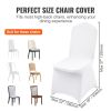 VEVOR Stretch Spandex Folding Chair Covers, Universal Fitted Chair Cover, Removable Washable Protective Slipcovers, for Wedding, Holiday, Banquet