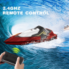 4DRC S5 Fast RC Boat 2.4 GHz 20+ MPH Racing Boats for Pools and Lakes,Remote Control, and  Rechargeable Boat Battery for Adults and Kids